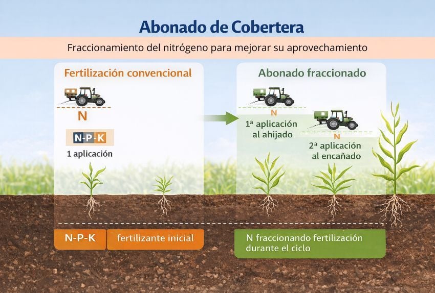 abonado cobertera cultivos cerealistas