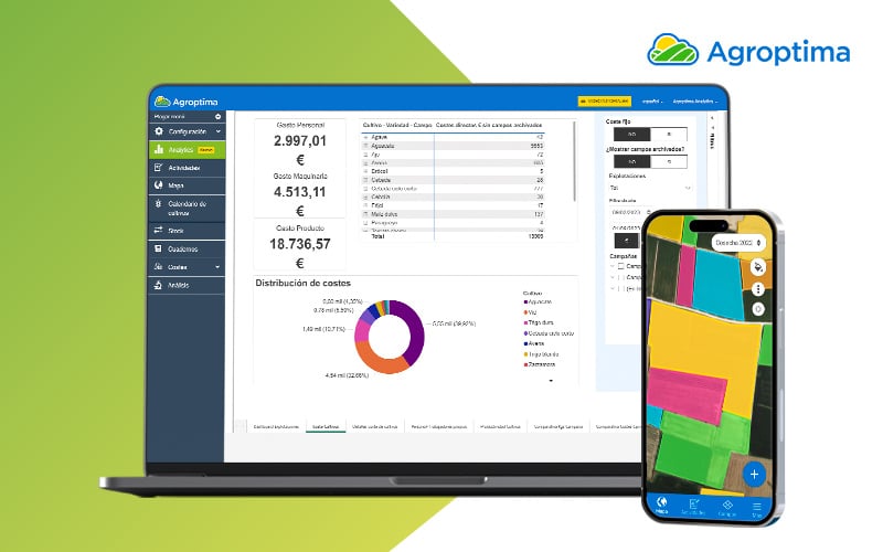 Resuelve el cuaderno de campo digital con Agroptima