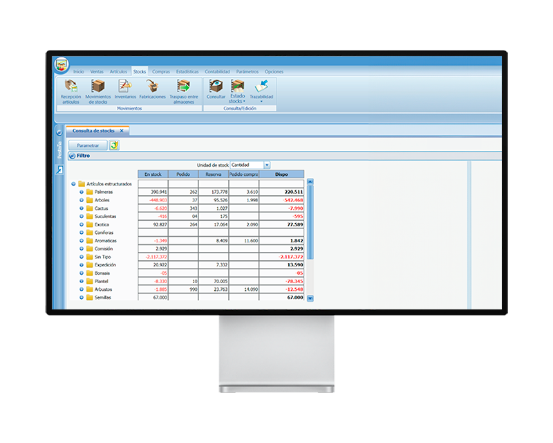 Consulta tu stock con Isafact