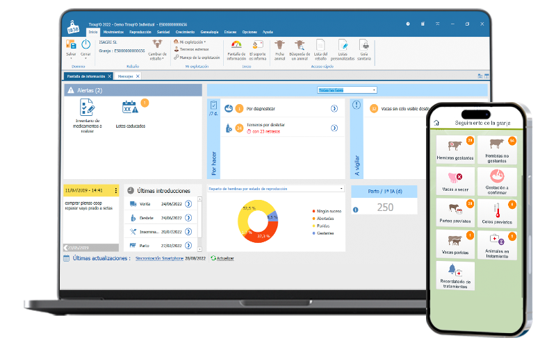 Software de gestión ganadera Troup'O